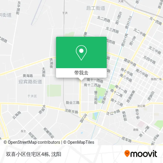 双喜小区住宅区4栋地图