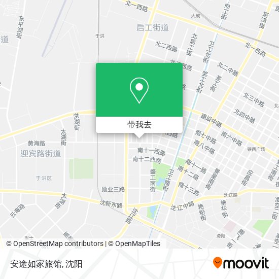 安途如家旅馆地图