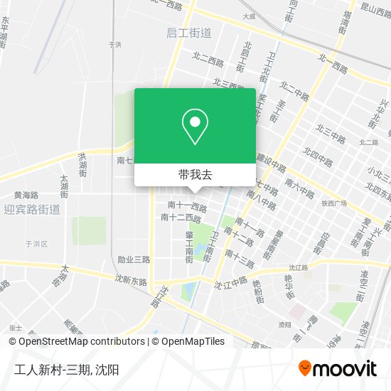 工人新村-三期地图