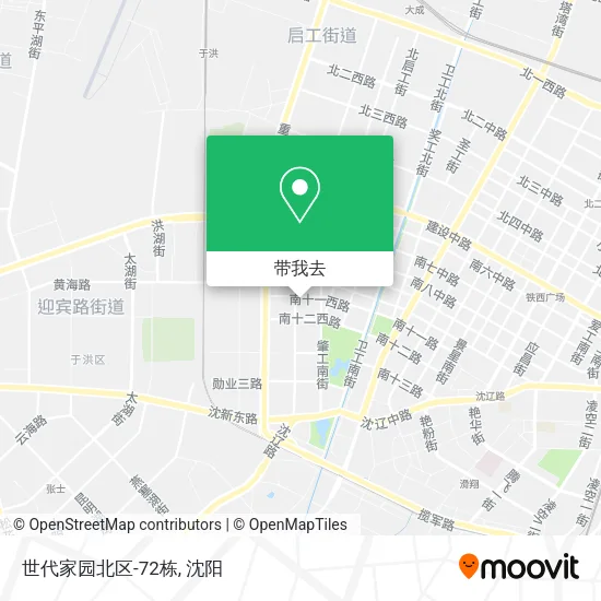 世代家园北区-72栋地图