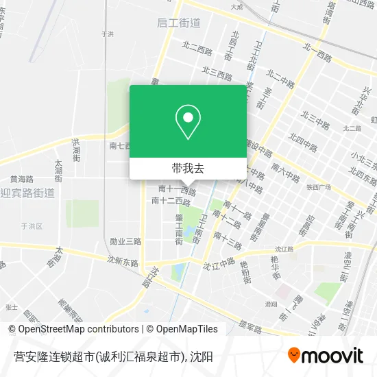 营安隆连锁超市(诚利汇福泉超市)地图