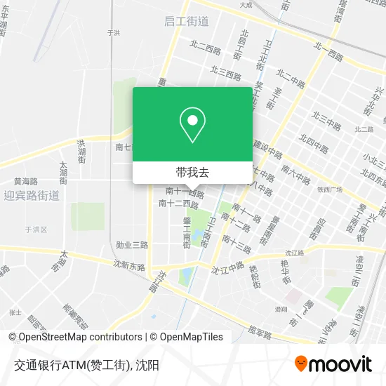 交通银行ATM(赞工街)地图