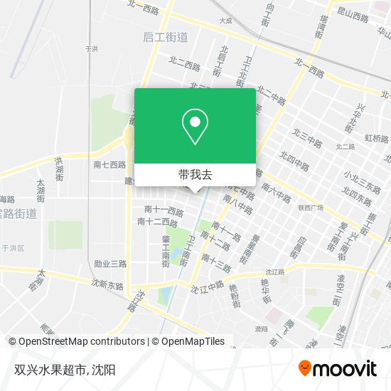 双兴水果超市地图