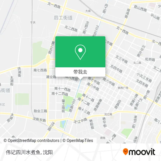 伟记四川水煮鱼地图