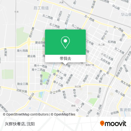 兴辉快餐店地图