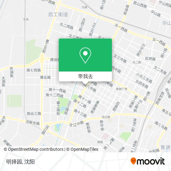 明择园地图