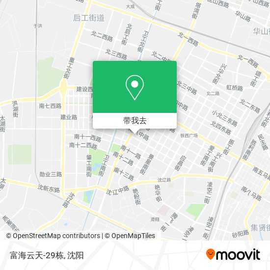富海云天-29栋地图
