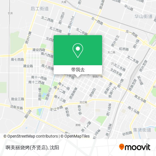 啊美丽烧烤(齐贤店)地图