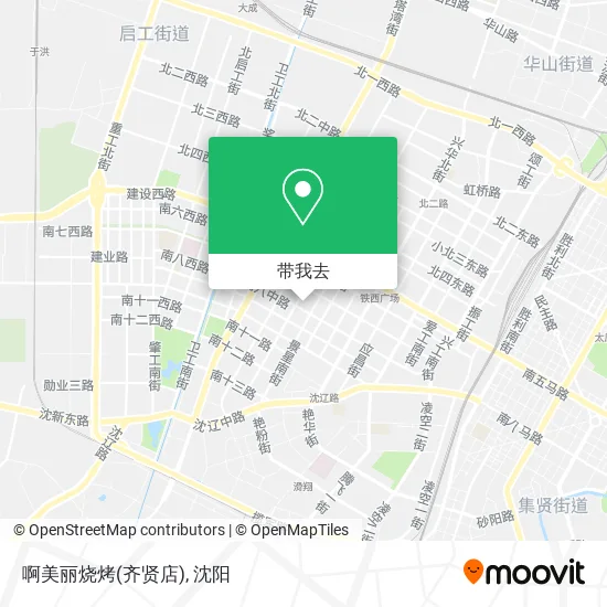 啊美丽烧烤(齐贤店)地图