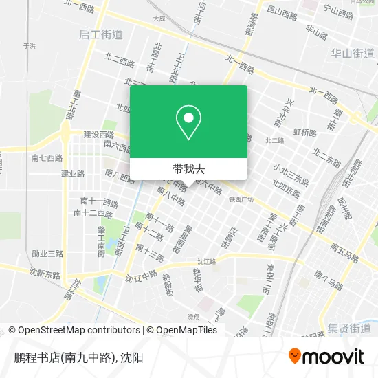 鹏程书店(南九中路)地图