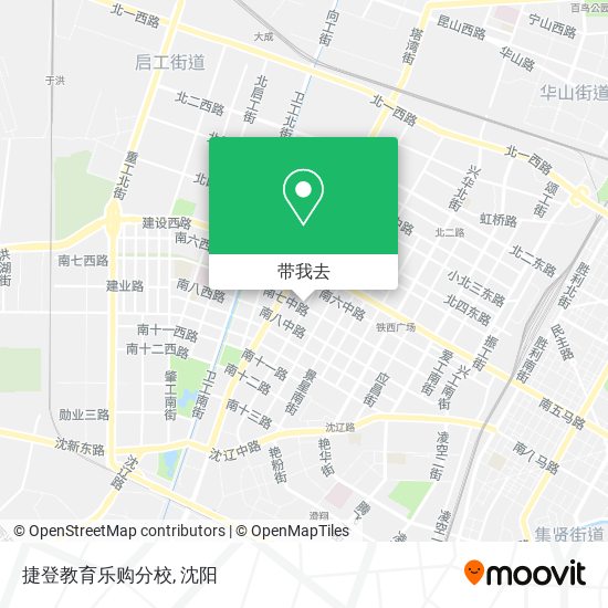捷登教育乐购分校地图
