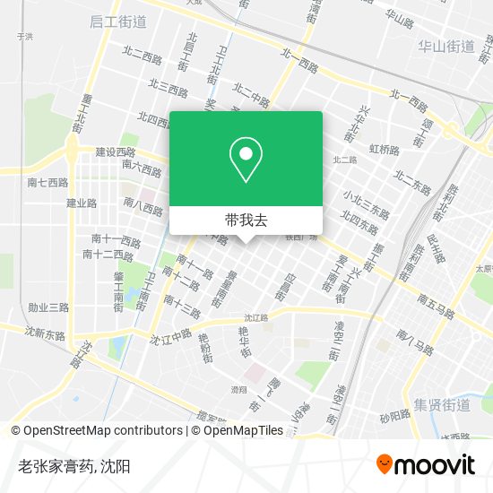 老张家膏药地图