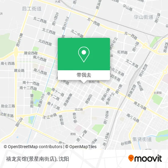 禧龙宾馆(景星南街店)地图