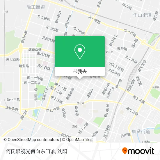 何氏眼视光何向东门诊地图