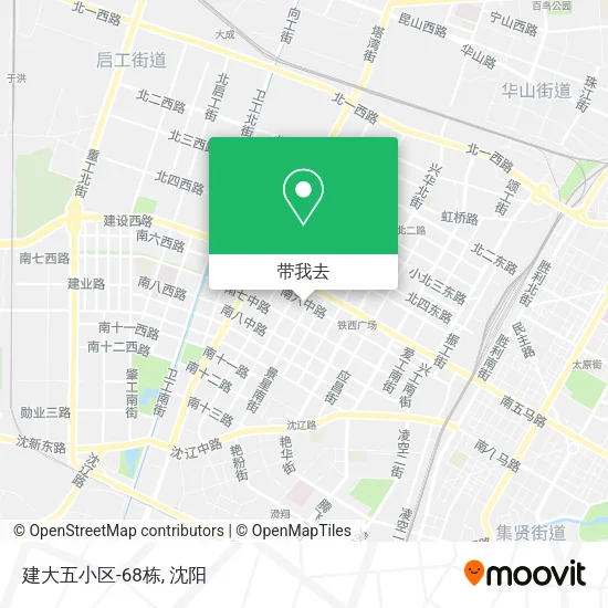 建大五小区-68栋地图