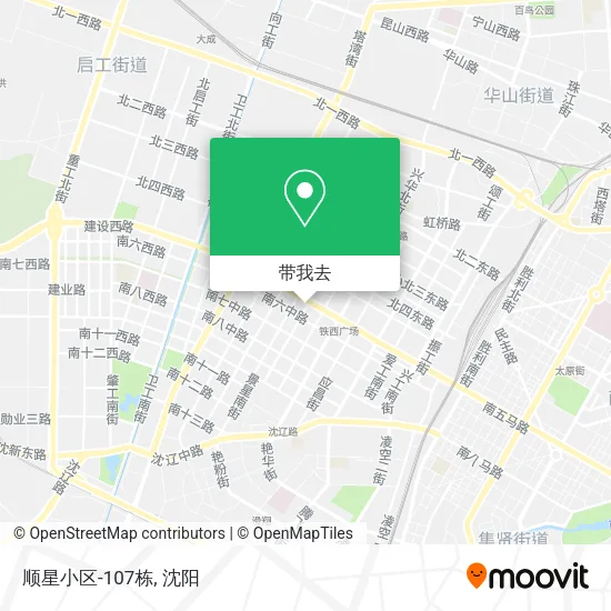 顺星小区-107栋地图