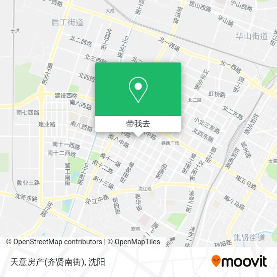 天意房产(齐贤南街)地图