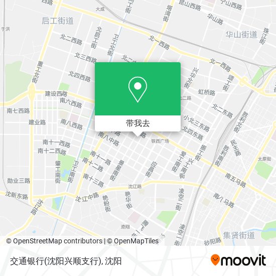 交通银行(沈阳兴顺支行)地图