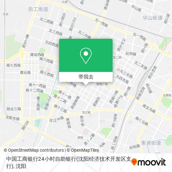 中国工商银行24小时自助银行(沈阳经济技术开发区支行)地图
