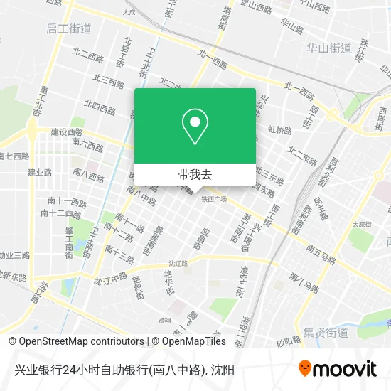 兴业银行24小时自助银行(南八中路)地图
