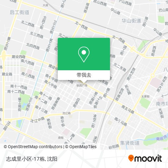 志成里小区-17栋地图