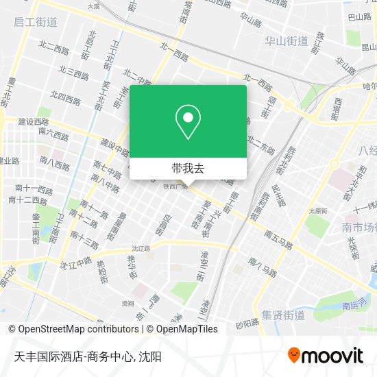 天丰国际酒店-商务中心地图
