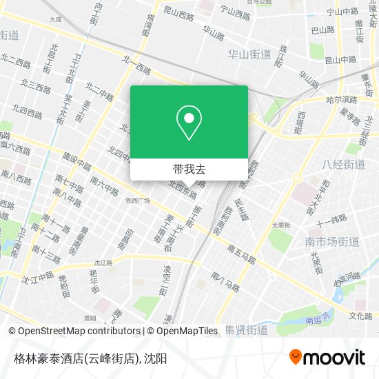 格林豪泰酒店(云峰街店)地图
