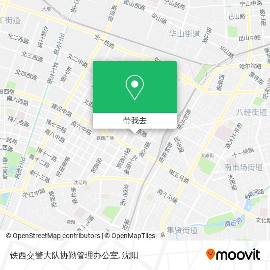 铁西交警大队协勤管理办公室地图
