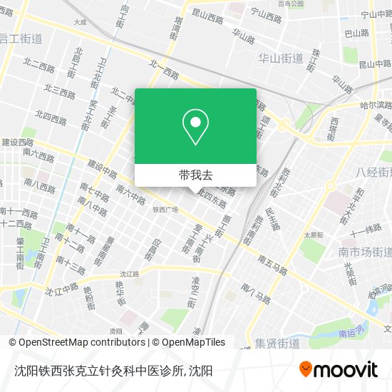 沈阳铁西张克立针灸科中医诊所地图