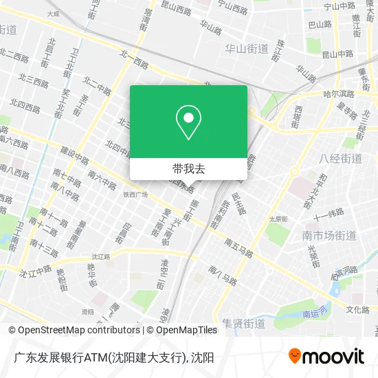 广东发展银行ATM(沈阳建大支行)地图