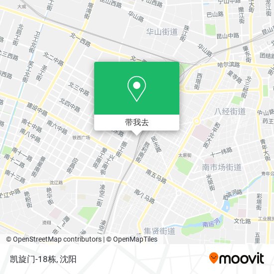 凯旋门-18栋地图