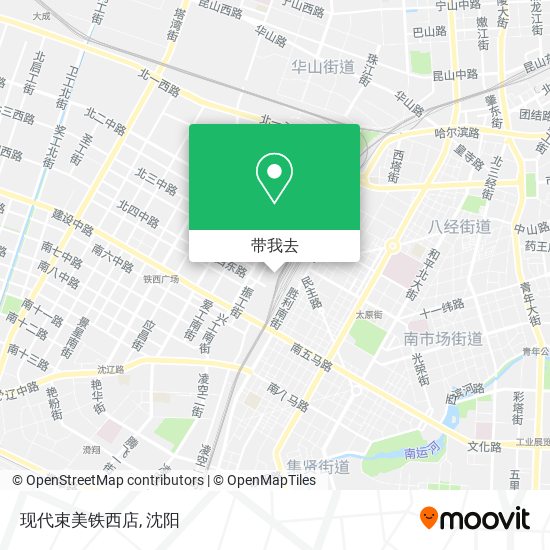 现代束美铁西店地图