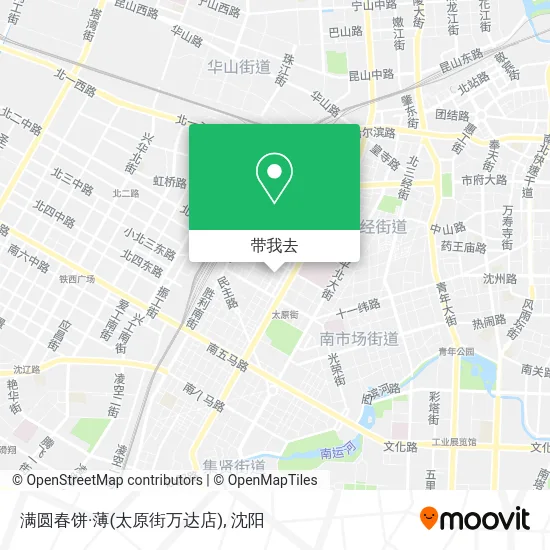 满圆春饼·薄(太原街万达店)地图