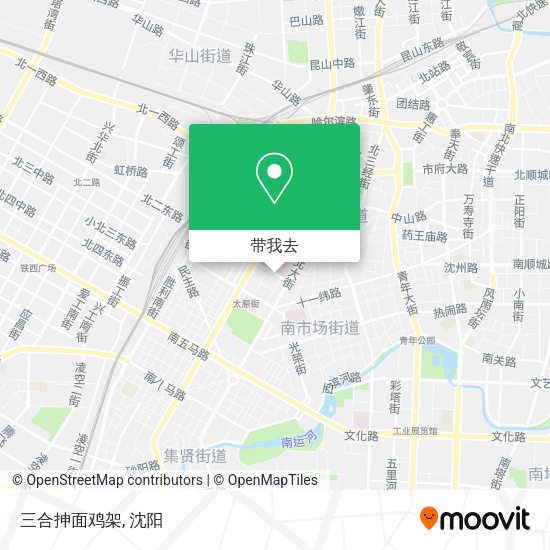 三合抻面鸡架地图