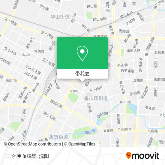 三合抻面鸡架地图