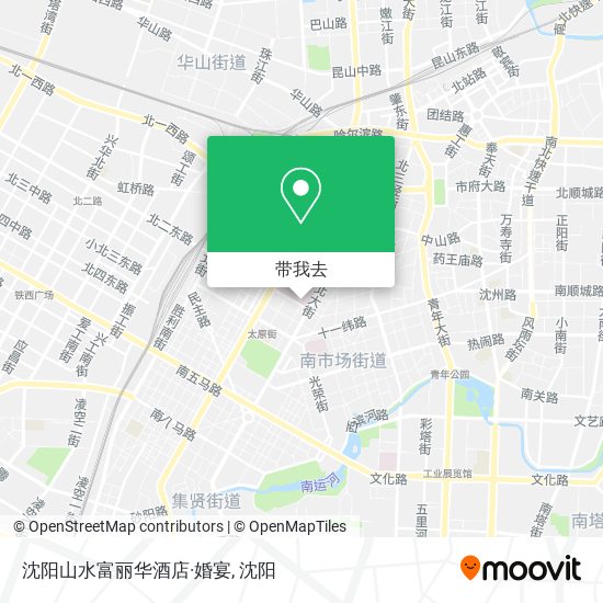 沈阳山水富丽华酒店·婚宴地图