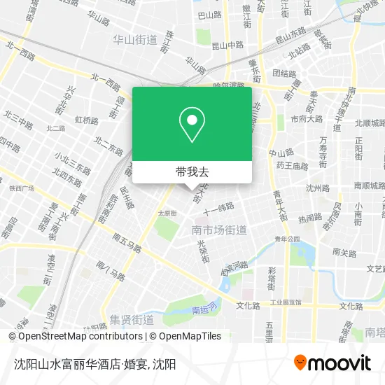 沈阳山水富丽华酒店·婚宴地图