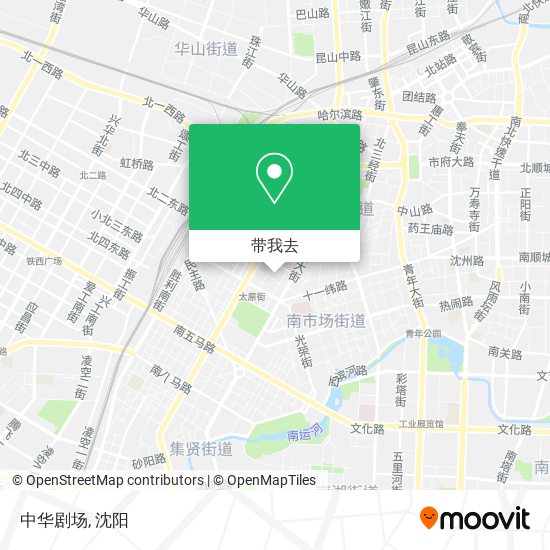 中华剧场地图