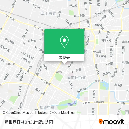 新世界百货(南京街店)地图