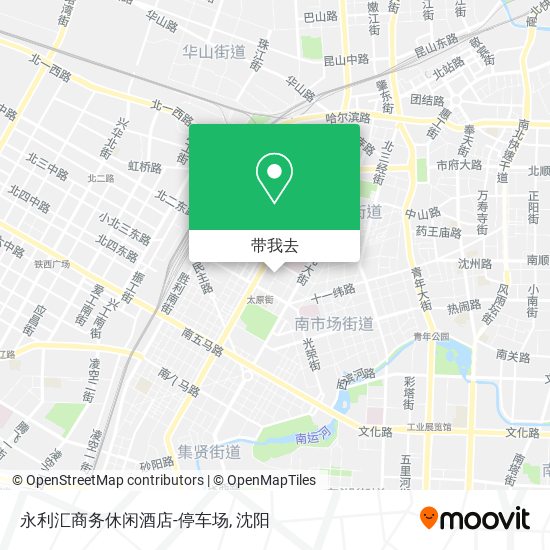 永利汇商务休闲酒店-停车场地图