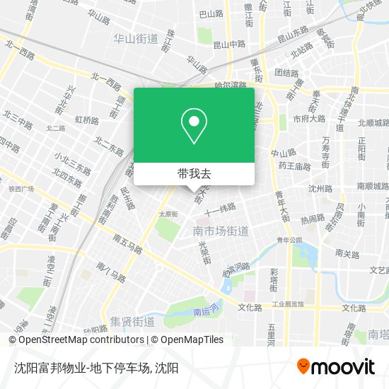 沈阳富邦物业-地下停车场地图