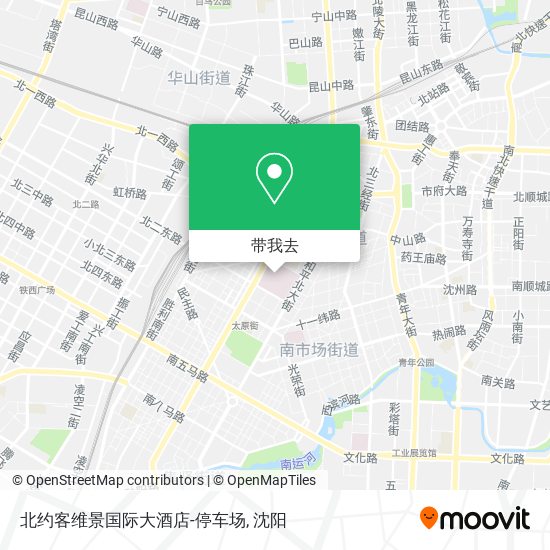 北约客维景国际大酒店-停车场地图