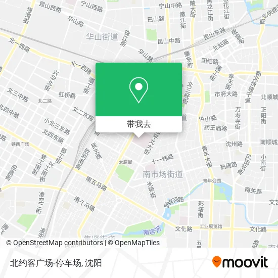 北约客广场-停车场地图