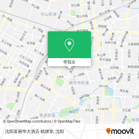 沈阳富丽华大酒店-棋牌室地图
