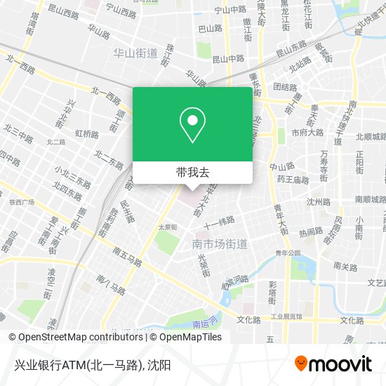 兴业银行ATM(北一马路)地图
