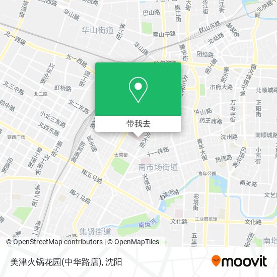 美津火锅花园(中华路店)地图