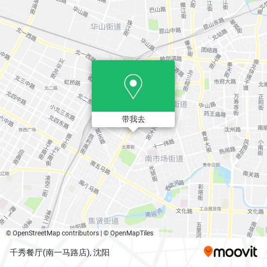 千秀餐厅(南一马路店)地图