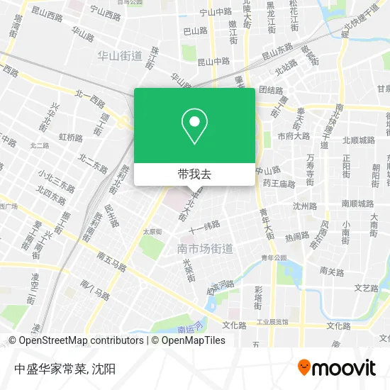 中盛华家常菜地图