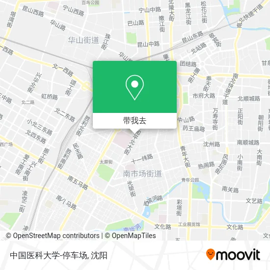 中国医科大学-停车场地图