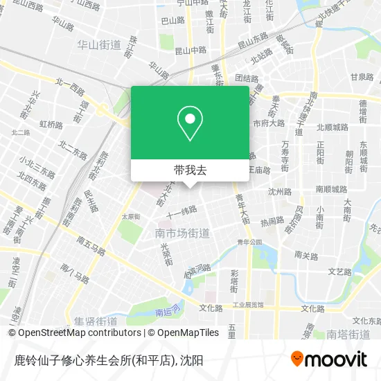 鹿铃仙子修心养生会所(和平店)地图